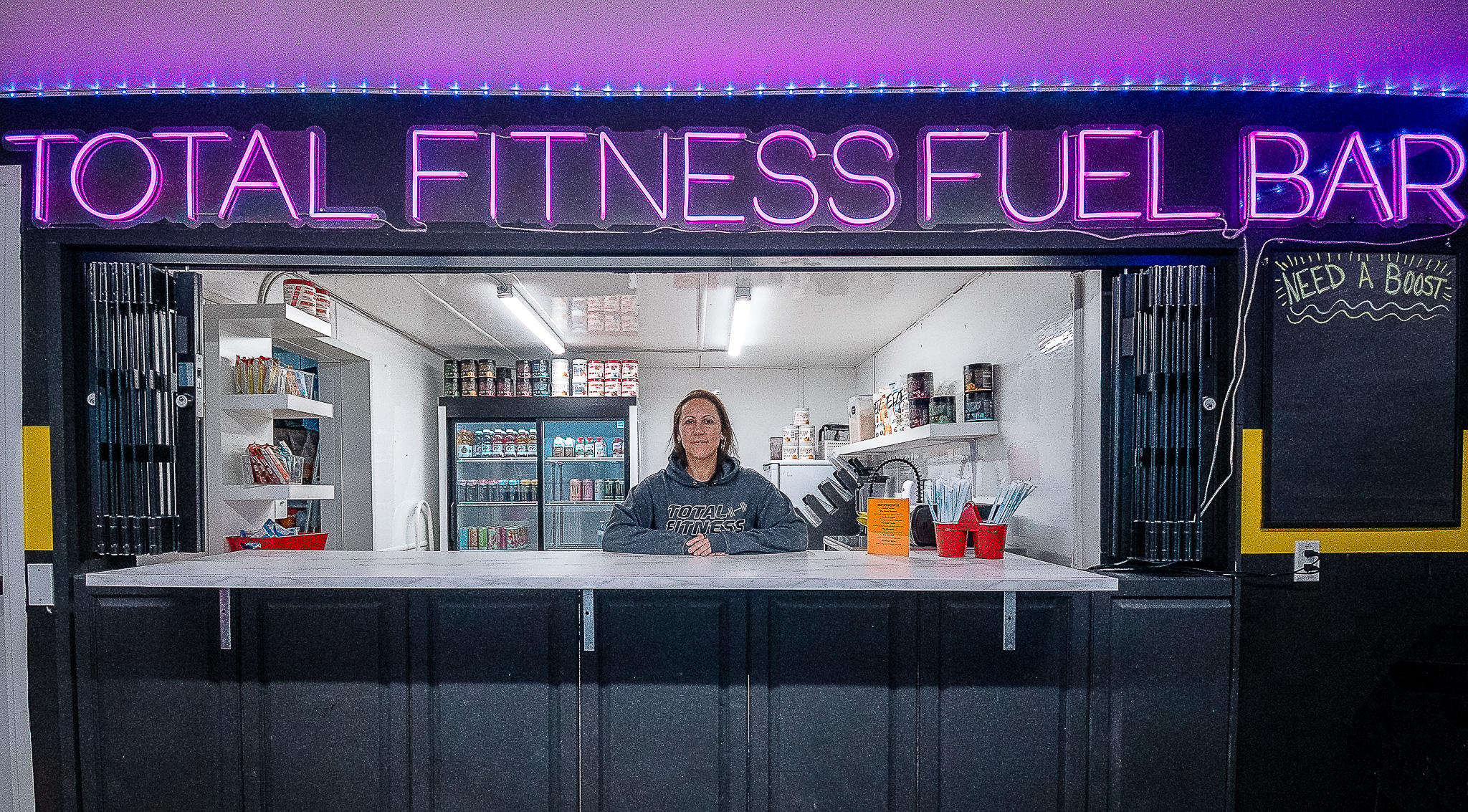 Fuel Bar nutrition and smoothies at Embrun Total Fitness