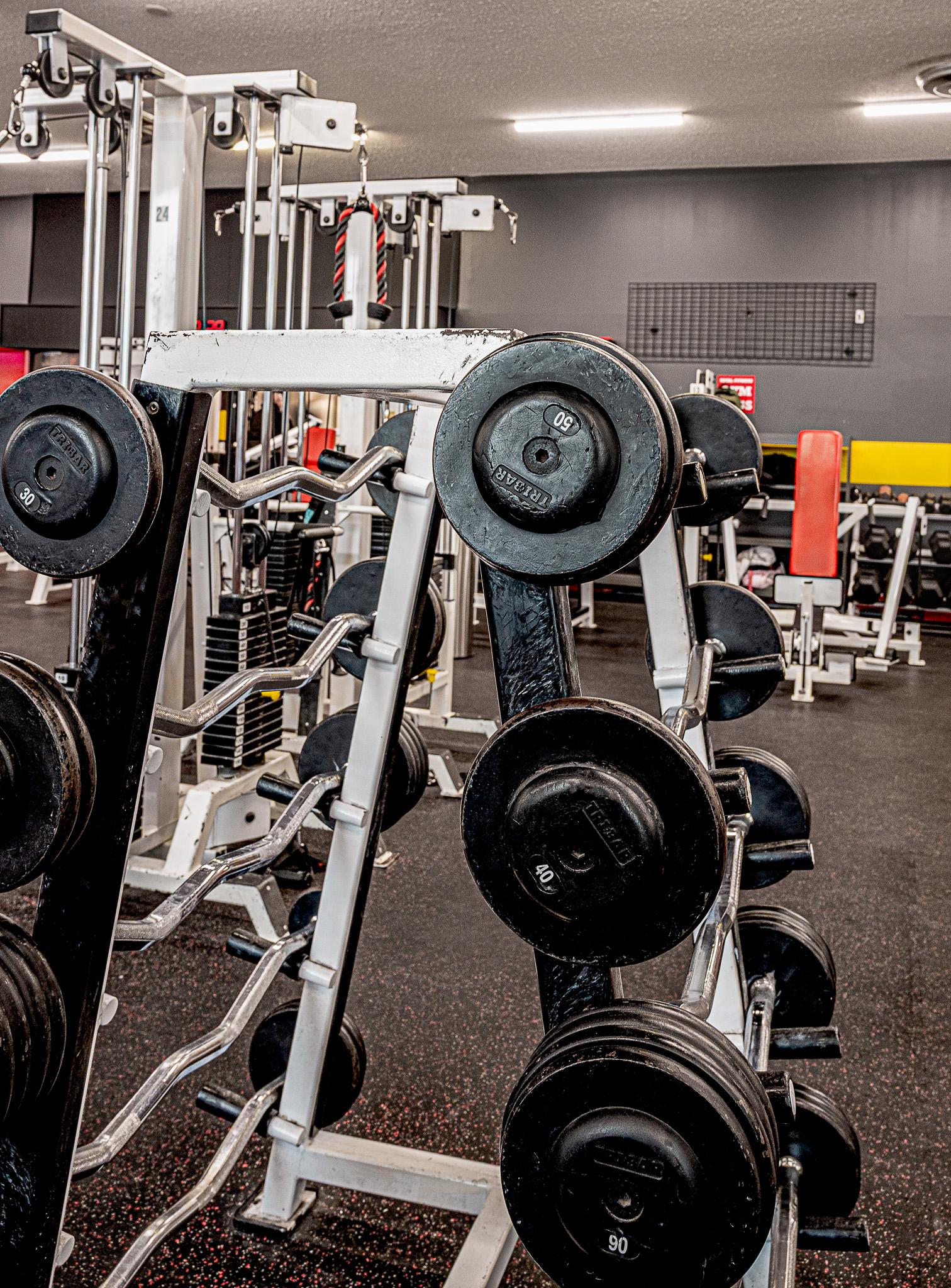 Dumbbell rack detail