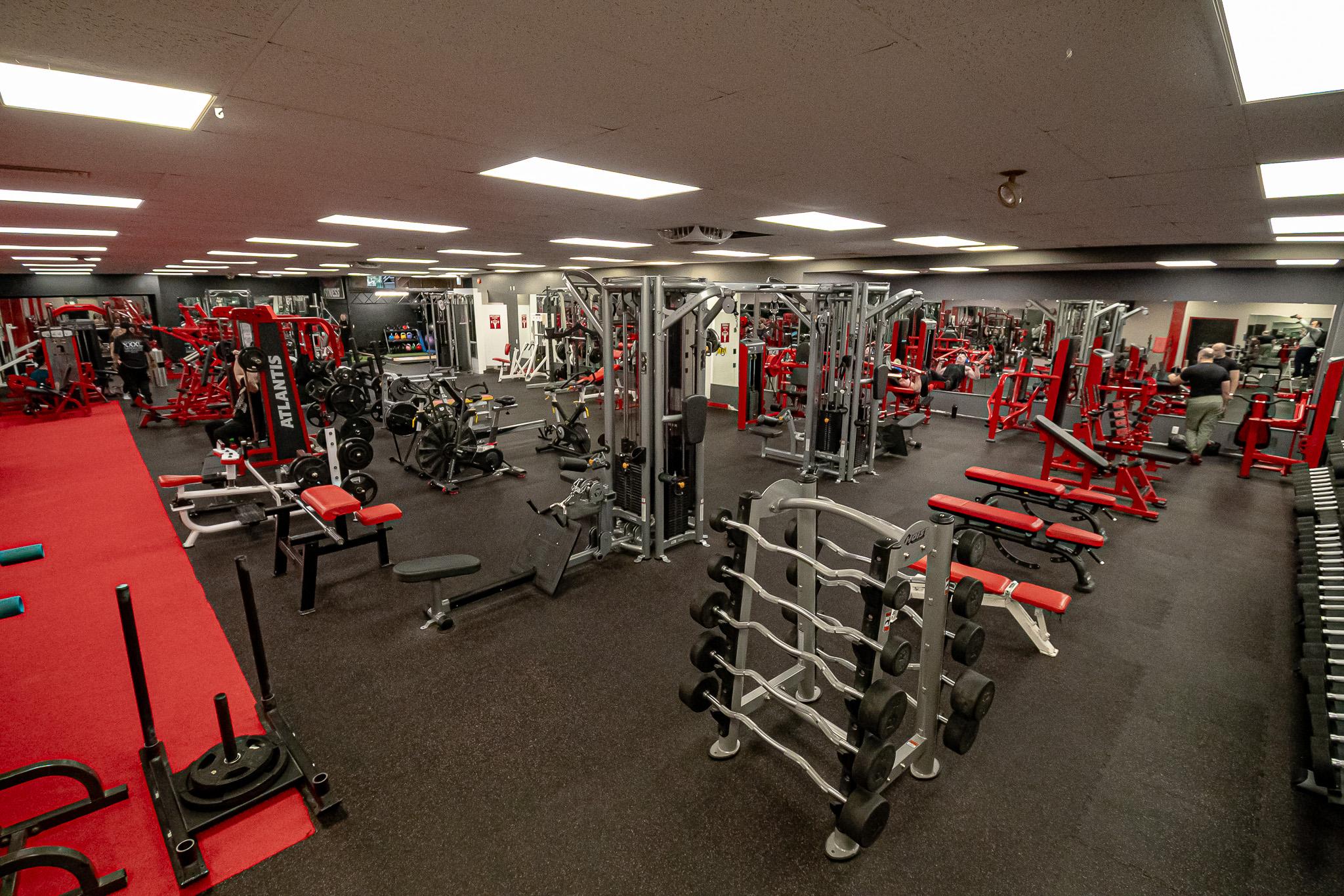 Second floor training area